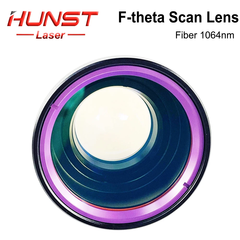 HUNST F-theta Lens 1064nm Focus Lens Laser Focal length 63-420mm Scan Field 50×50-400×400 for YAG Fiber Laser Galvo System