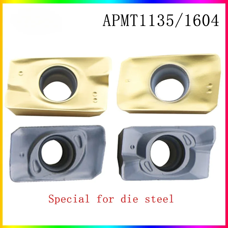 

High quality and hardness APMT1135 APMT1604 inserts Die steel special APMT1135PDER APMT1604PDER is suitable for steel up to 50°