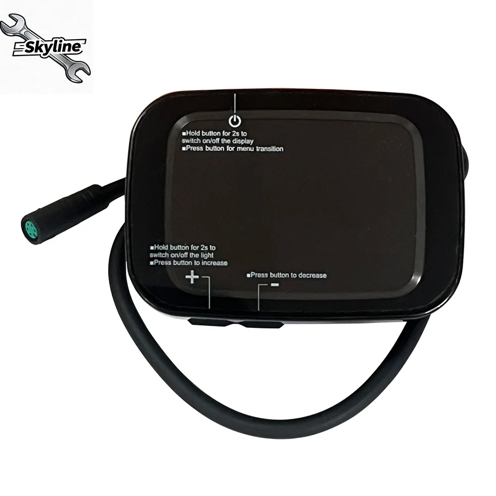 YL81C LCD Display Ebike Accessories 48V Bike Odometer for Electric Bike Variable Speed Bicycle Instrumentation
