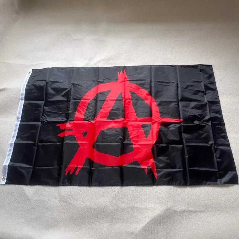 

Anarchism anarchy Flag 90x150cm hangs high quality 3x5 ft polyester trim flag banner decoration