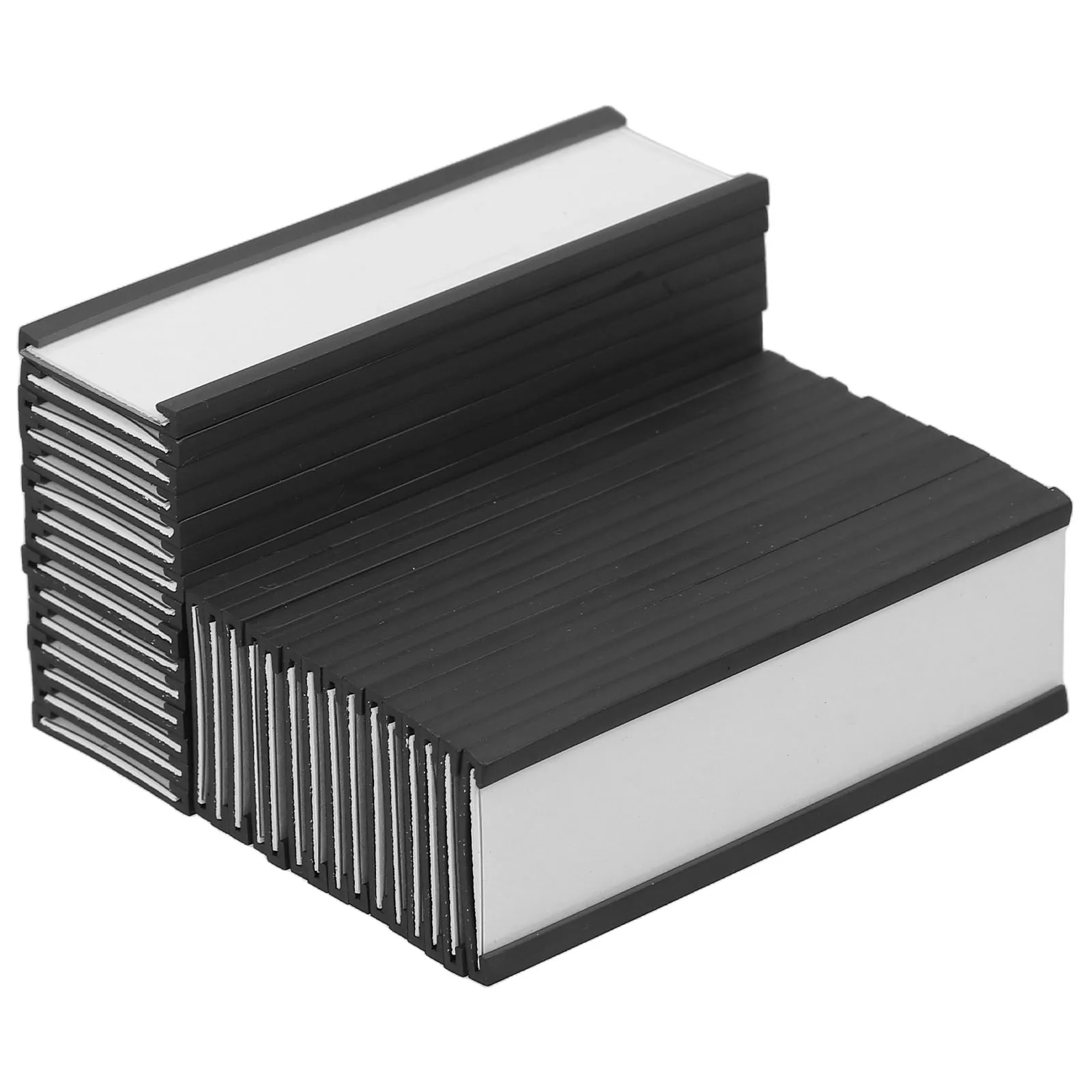 

30 Pcs Label Holder Magnetic Wire Shelf Rack Tag Card Cassette File Cabinet Locker Storage Box Steel Tool Drawer Name Tags