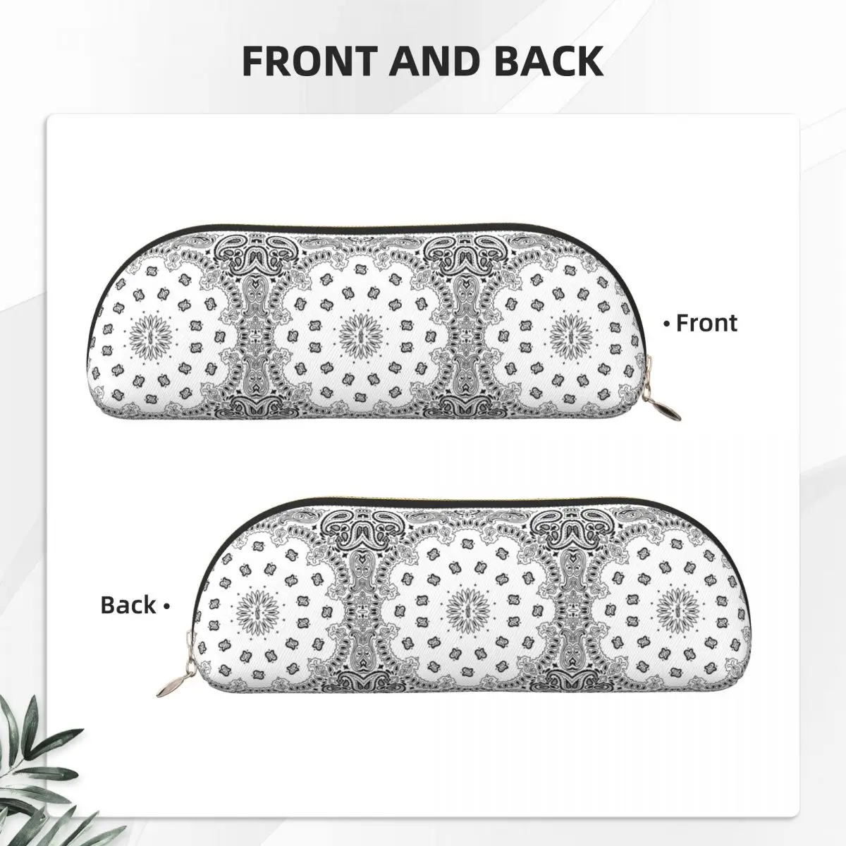 Бандана на заказ, белый пенал, пенал для хранения канцелярских принадлежностей, большая коробка для ручек, сумка-карандаш для подарков Studen