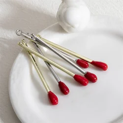 6pcs New Korean Match Matchstick Charms For Jewelry Making DIY Necklace Earrings Earring Bracelets Accessories 47*3mm