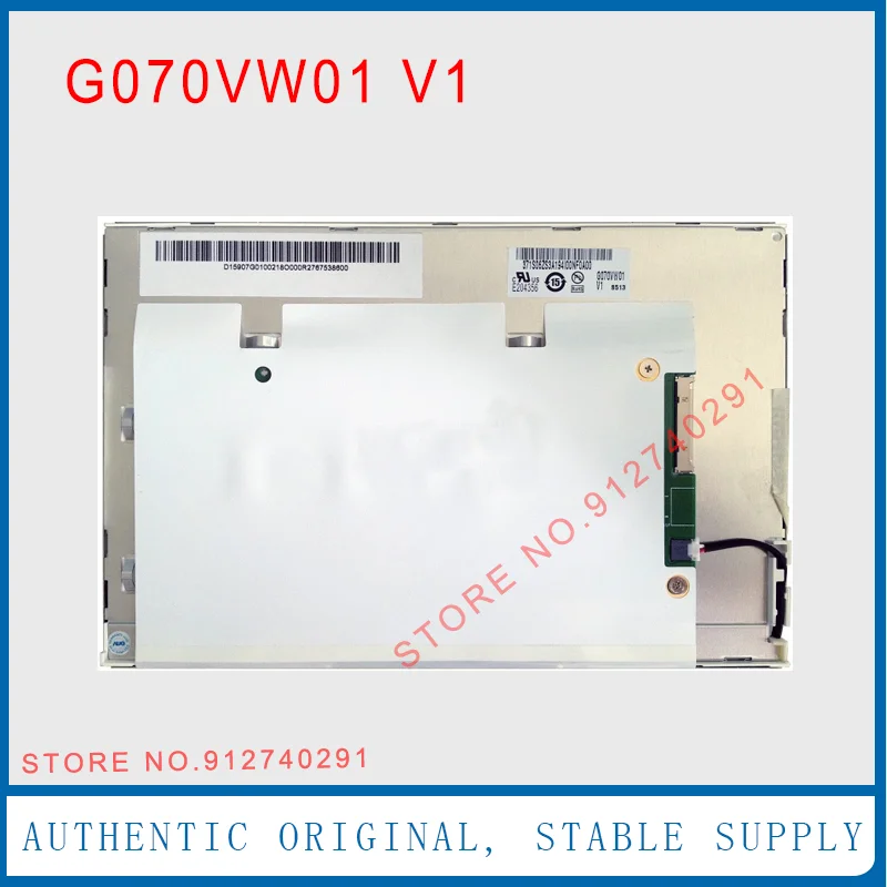 

G070VW01 V1 Оригинальный 7-дюймовый G070Y1-T01 G070Y2-T02 G070Y2-L01 G070VTN01.0 G070VW01 V0 E204356 Панель ЖК-дисплея 800*480