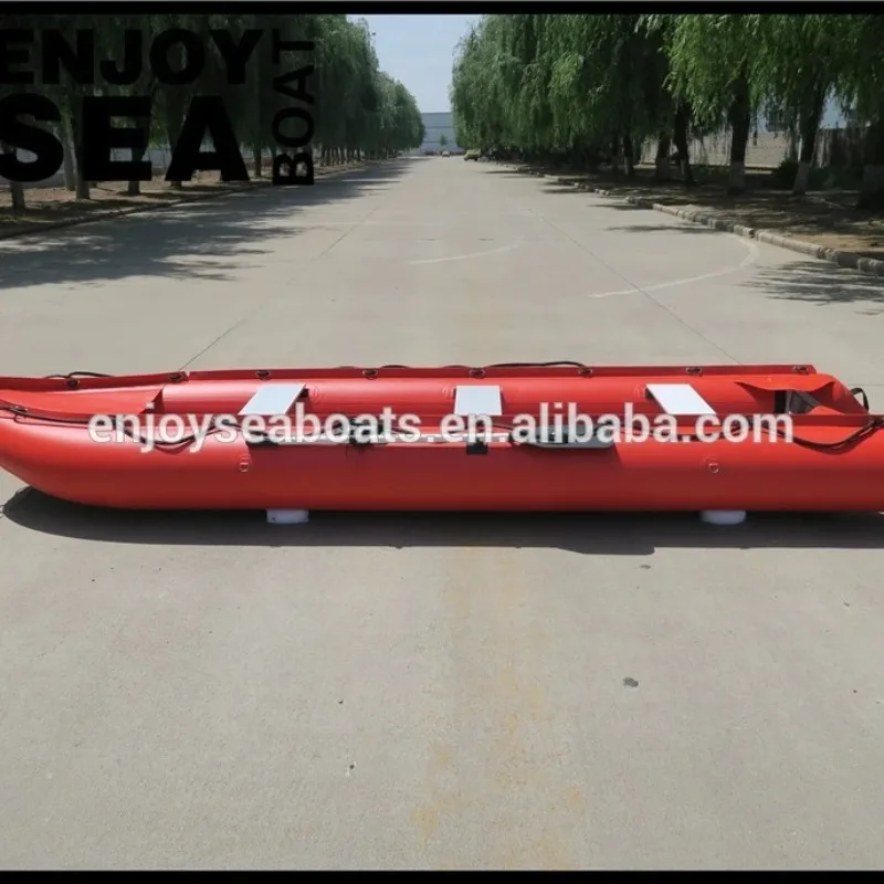 2025 Popular Inflatable 1.2mm PVC Kayak For Fishing With Outboard Motor Sport Yacht Style Air Floor Drifting Combo Set Offered
