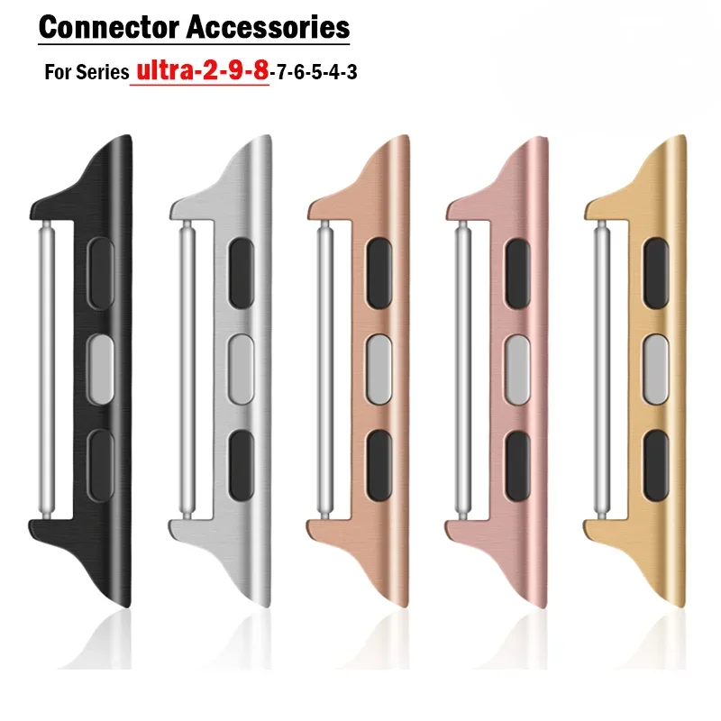 Uhren armband anschluss für Apple Watch Ultra 2 49mm 45mm 44mm 42mm 41mm Adapter für iwatch Ultra Serie 9 8 7 6 5 22mm breite Armbänder