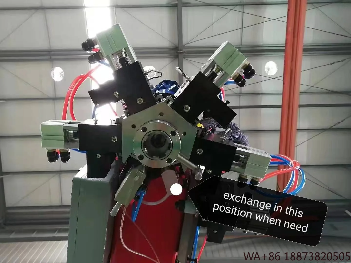 آلة صب البولي يوريثين لتدفق الشريط بتقنية الدوران لإنتاج الأسطوانة الصناعية معدات الطلاء الأوتوماتيكية مع #3