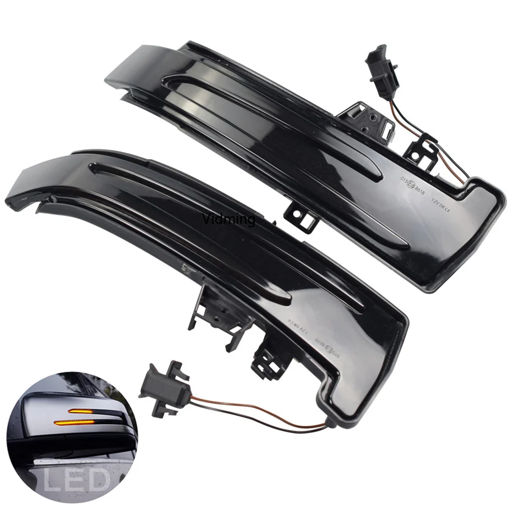 

2x Dynamic Turn Signal Rearview Mirror Indicator Blinker Light For Mercedes Benz A B C E S CLA GLA CLS W176 W246 W204 W212 X156