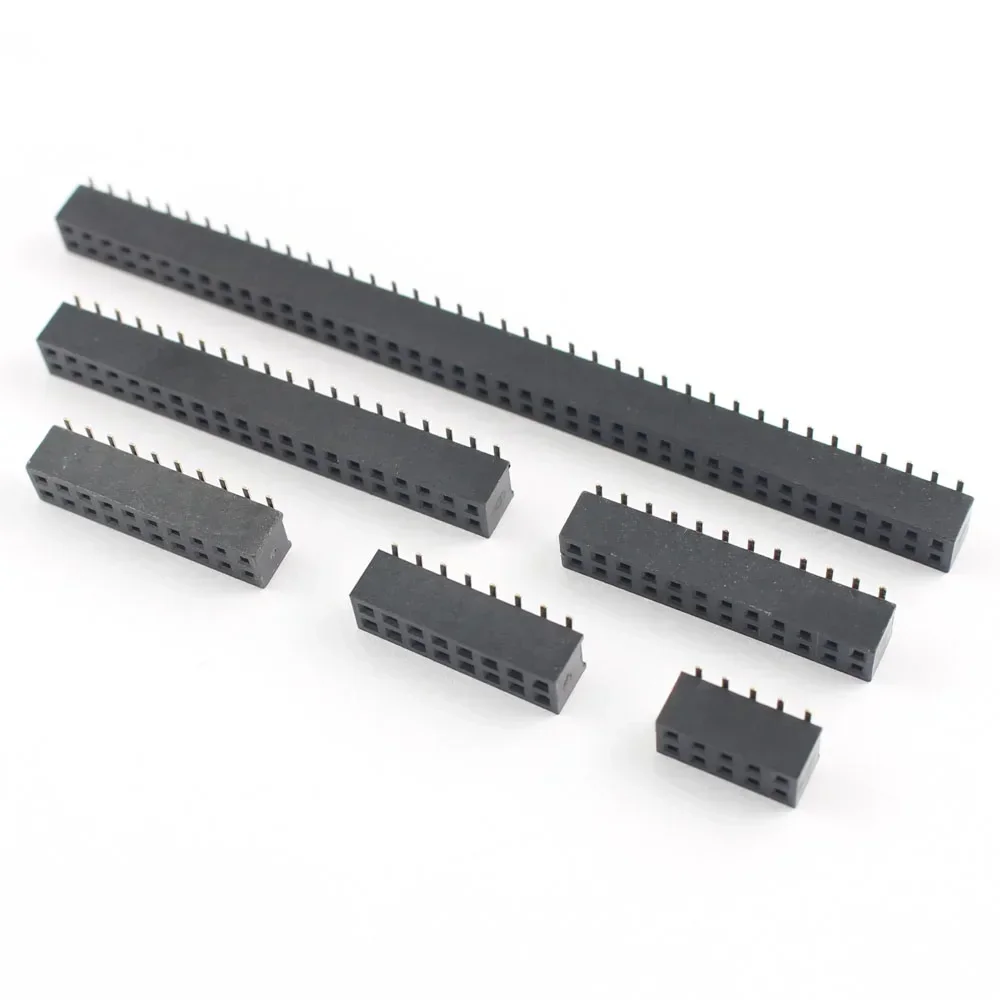 50 pz 2mm 2.0mm 2x5 2x6 2x8 2x10 2x12 2x20 2x30 2x40 Pin Femmina Doppio SMT SMD Connettore Intestazione 10P 16P 20P 24P 40P 60P 80P