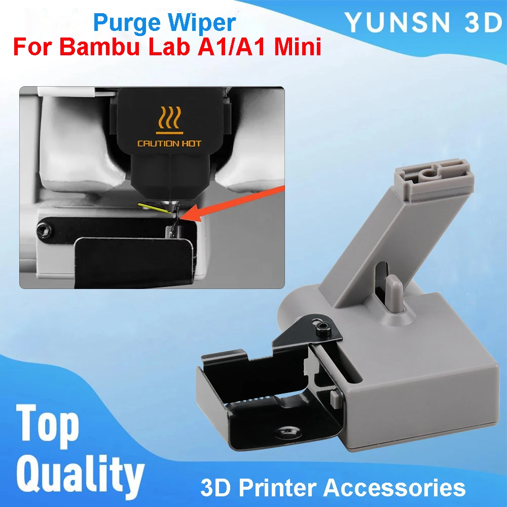 For Bambu Lab A1/A1 Mini Purge Wiper Automatic Nozzle Cleaning Component Waste Dispenser & Purge Wiper For Bambulab A1/A1 Mini