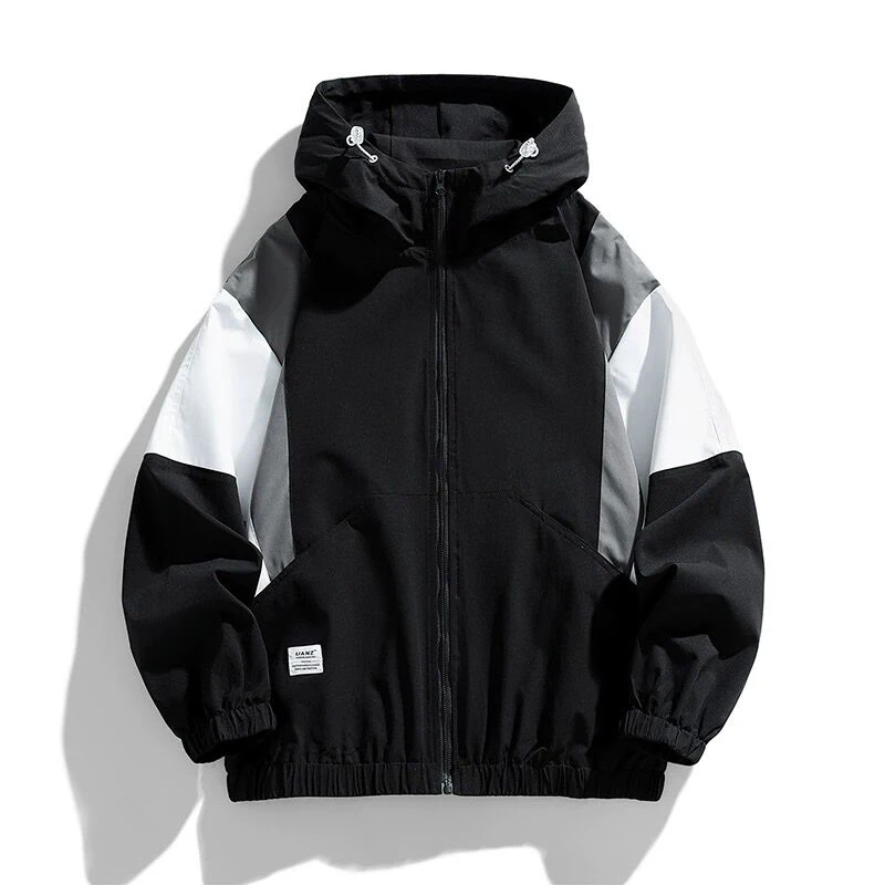 جاكيت رجالي مرقع ، جاكيت بهودي ، معاطف يومية غير رسمية ، موضة كلاسيكية ، زوجان للربيع والخريف