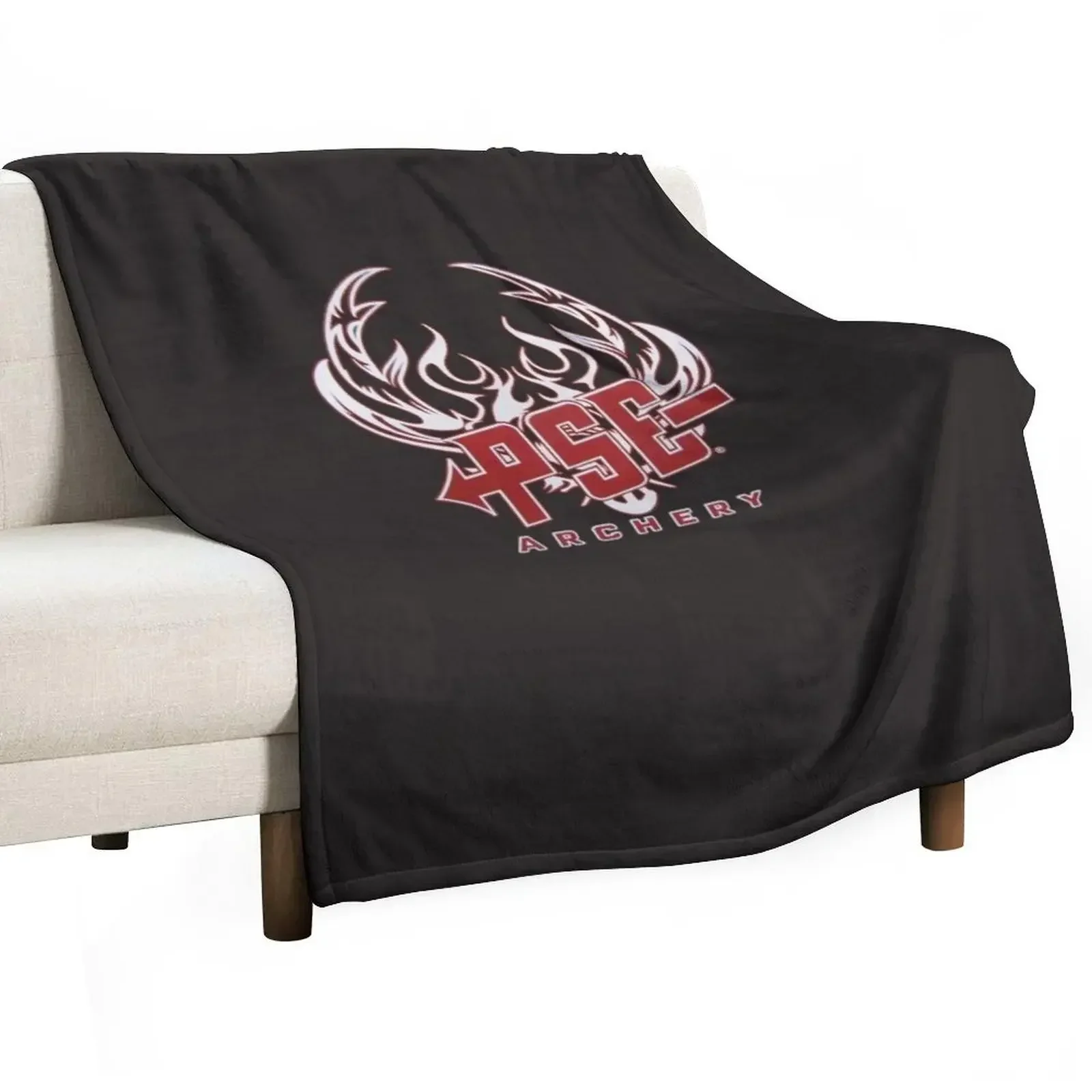 

PSE Archery Red White Custom Logo Arrow Classic T-Shirt Throw Blanket valentine gift ideas Plaid Flannel Fabric Blankets