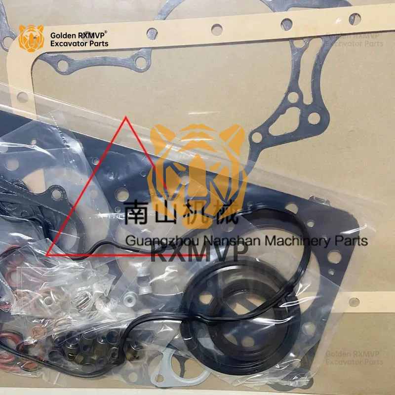 For Kubota V3300 engine overhaul package cylinder gasket seal Bobcat sliding loader engine repair kit Excavator