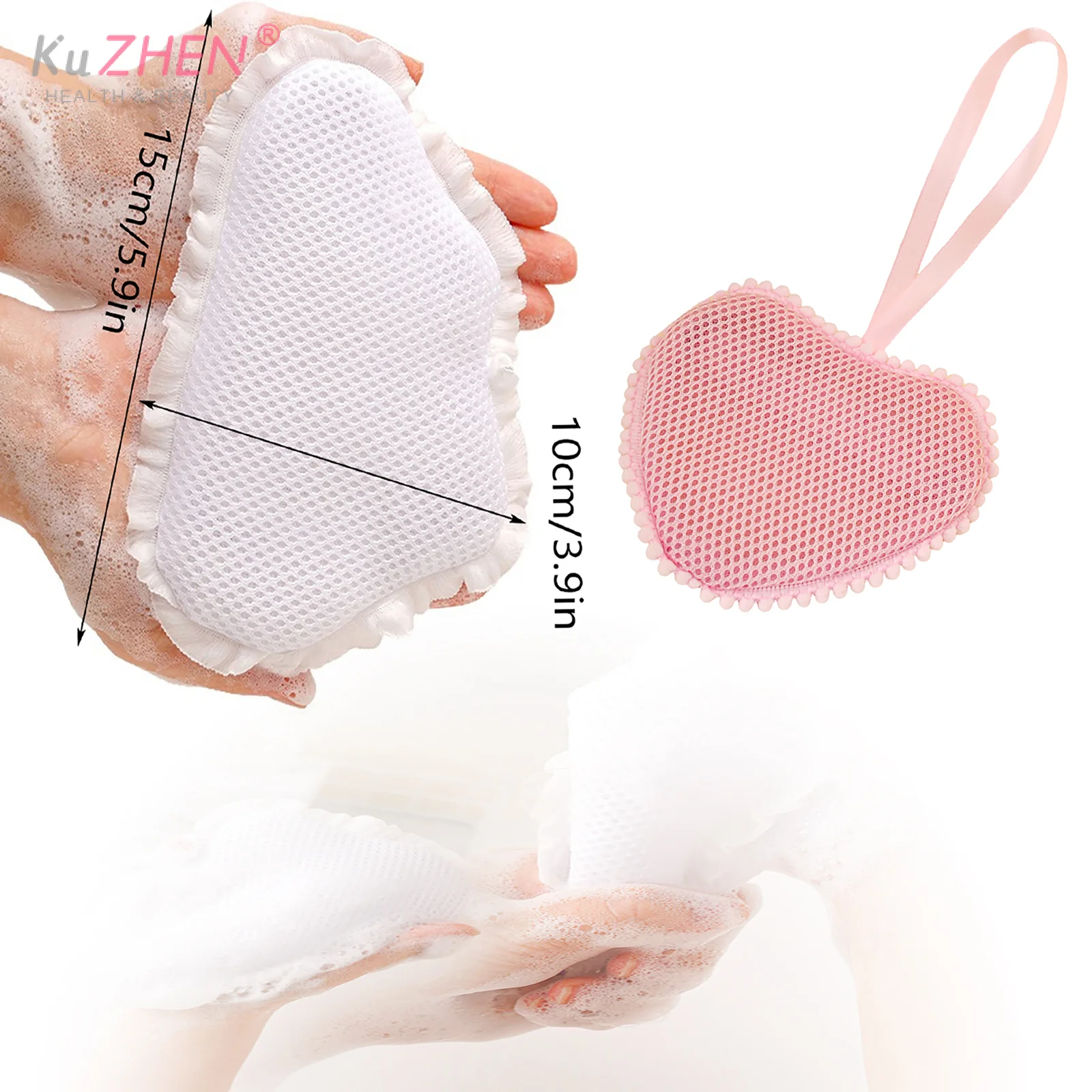 

Сетчатый чехол для мыла в форме облака/сердца со шнурком, быстро вспенивающийся держатель для душа, дорожный держатель, сетка для ванной, цветок, чистка, аксессуары для ванной комнаты