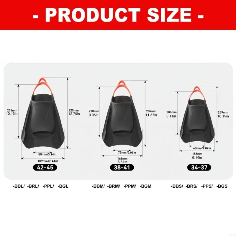 Flexible Swimming Training Fin Swim Flippers Travel Size Swim Fin for Man Women Kid Snorkeling Diving Swimming Pool 24BD view 6