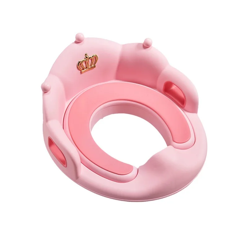 Household Crown Potty Training Seat for Boys and Girls, Toilet Training Seat for Kids, Toddlers and Baby, Soft Cushion