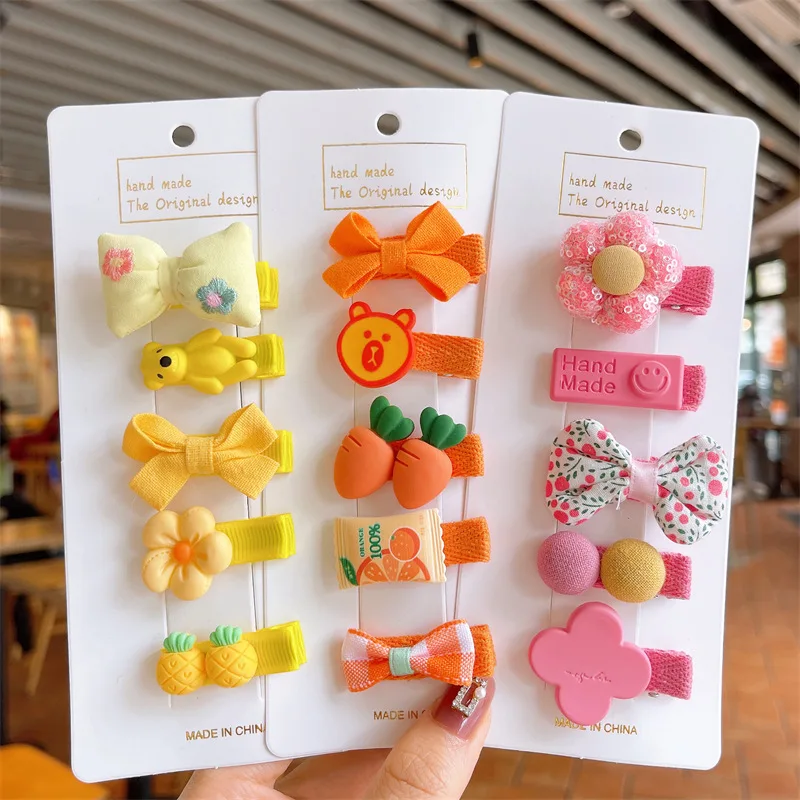 6pcs Colorful Lace Bow Dog Hairpin Pet Puppy Kitten Hair Clip Kawaii Head Accessories Flower Hair Grooming Pet Supplies