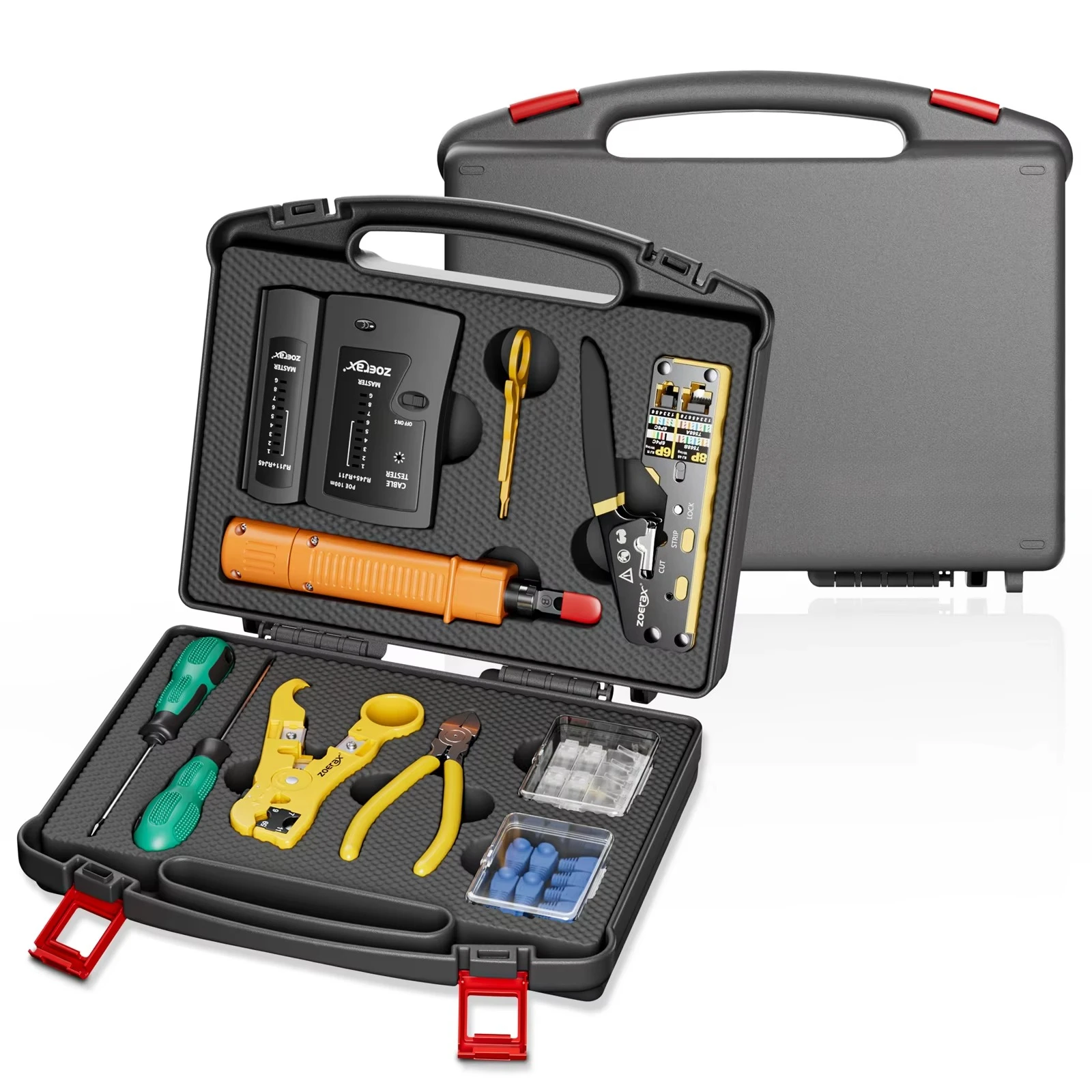 

Network Tool Kit, Professional Crimp Tool Kit