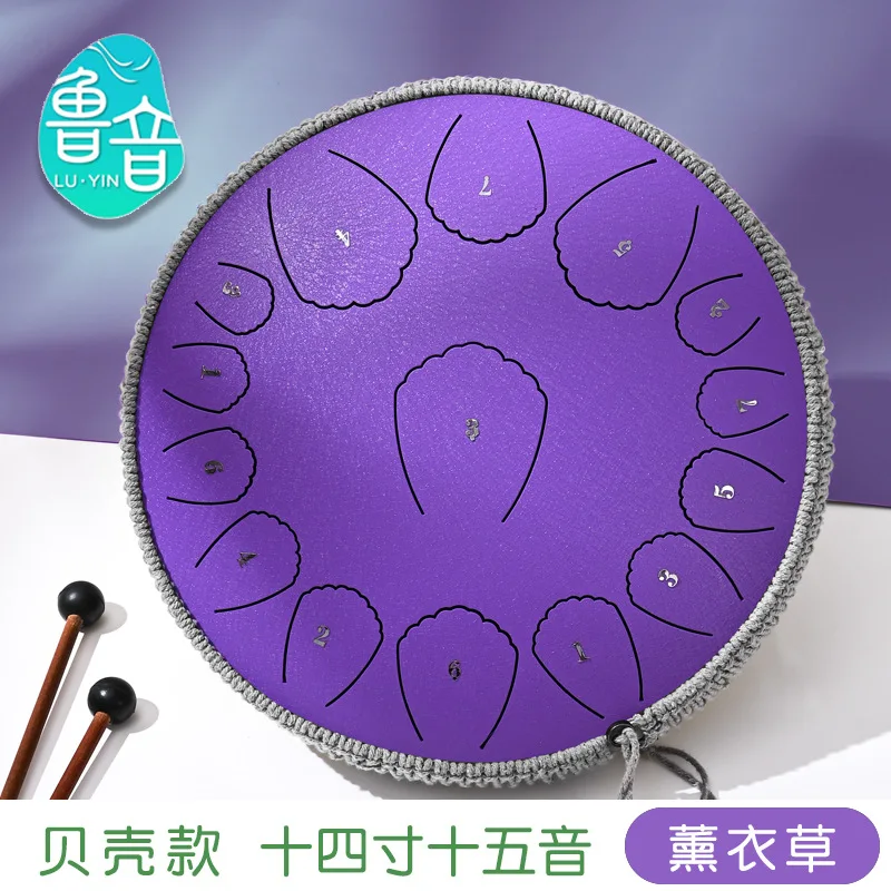 

14-inch 15-tone ethereal drum steel tongue drum percussion instrument handish