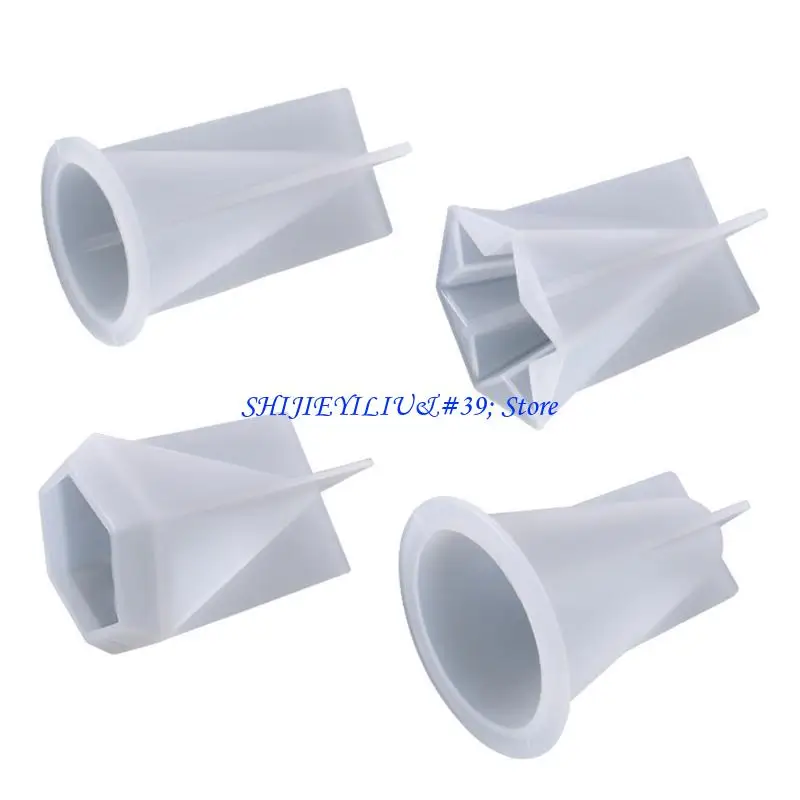 E21F 8 Styles Ring Cone Silicone Mold Ring Holder Resin Molds for DIY Ring Stand Ring