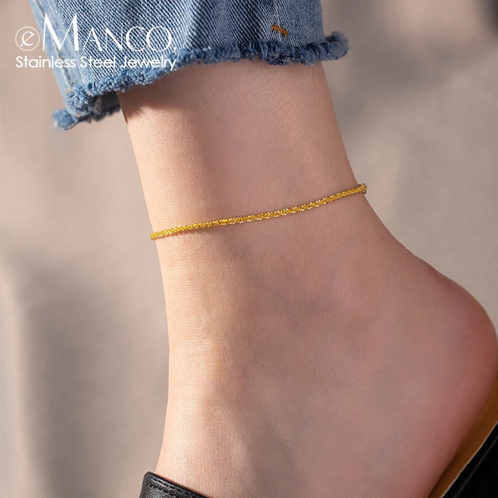 eManco Delicate Compact Cauliflower Chain Anklet Fashion Charm Women Barefoot Beach Jewelry Wholesale Sale