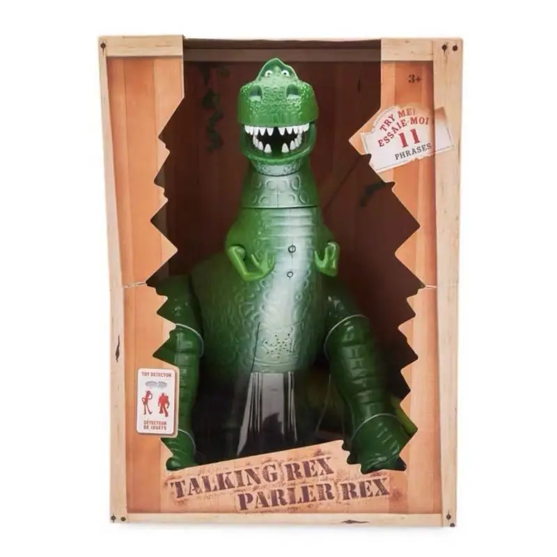 

Toy Story Deluxe Talking Figure Doll Set - Rex Woody Lightyear with Sound Birthday Gift Dinosaur Action Figures Collection