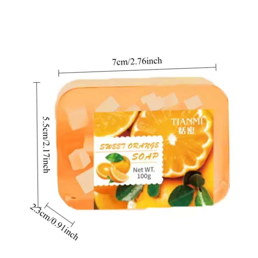 صابون جيلي الفاكهة، ينظف ويزيل المكياج بعمق، ويستحم الجسم بالكامل، ويطب ويغذيها #5