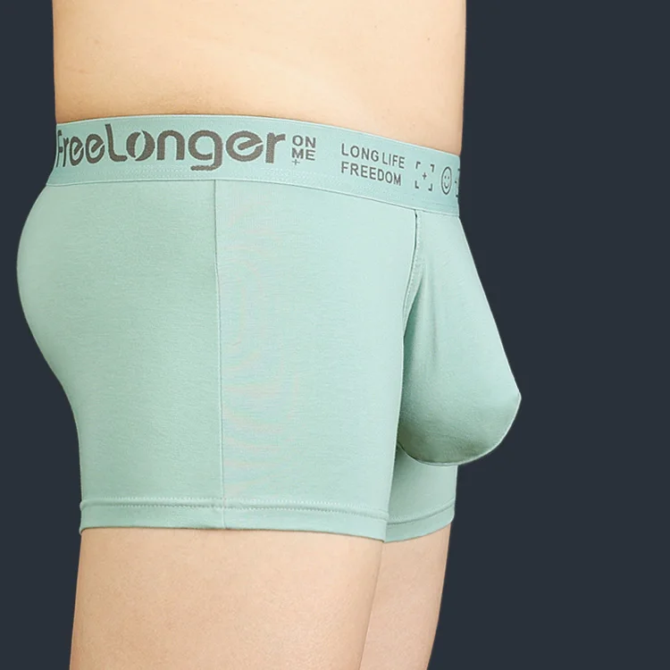 Man Bulge Pouch Lingerie Boxers Male Boy Soft Super Big Penis U Convex Elastic Dick Bag Underwear for Enhance Sport Sexy Briefs
