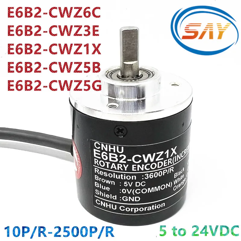 

Поворотный энкодер E6B2-CWZ6C 100 200 360 500 600 1000 1024 2000 2500P/R от 5 до 24 В постоянного тока CWZ5B CWZ1X CWZ3E CWZ5G