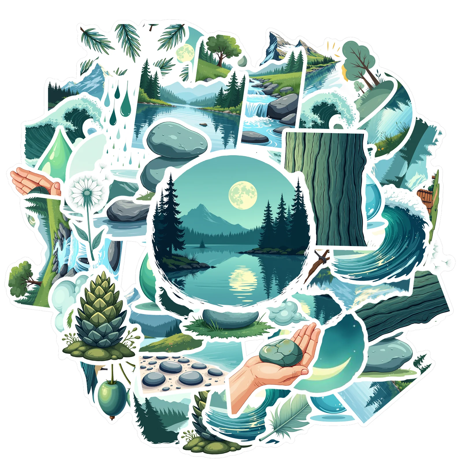 35-шт-70-шт-свежие-наклейки-милые-наклейки-с-природой-учитель-награды-наклейки-для-diy-телефона-гитара-ноутбук-чемодан-чашка