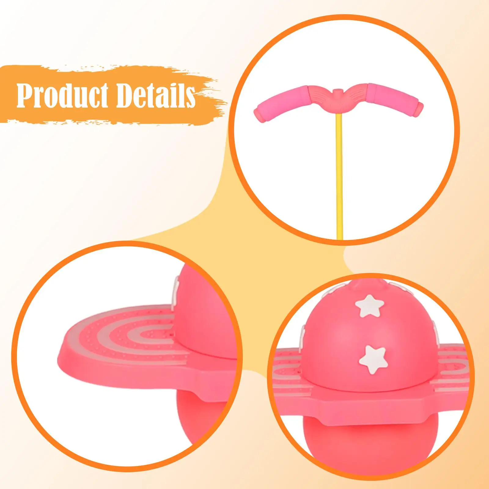Pogo Ball Exercise Balance Board Inflatable Yoga Ball Jump Toy for Kids Boys Family Gathering Fitness
