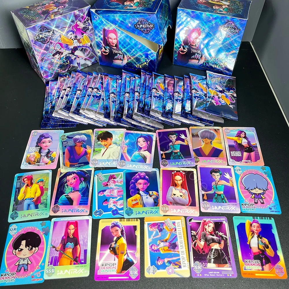 5/30/150pcs Anime K-Pop: Demon Hunters Card Rare Anime Character Games Collection Card Blind Box Children's Toys Christmas Gifts