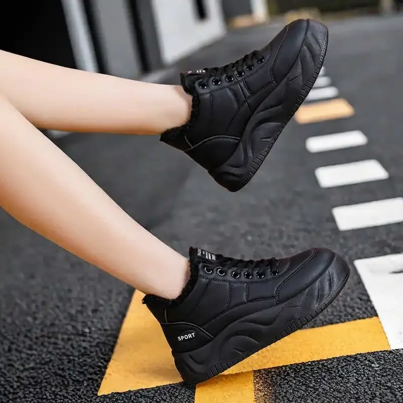 Round Toe Cream Fuchsia Shoes Tennis Boots For Parents Brand Woman Sneakers Sports High Fashion Classic Loafers Upper