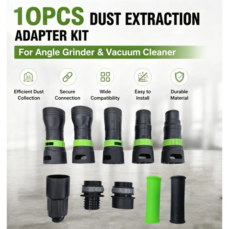 [hot-a34r]-kit-adattatori-per-aspirazione-polveri-10-pezzi-per-smerigliatrice-angolare-festool-32-mm-40-mm-tubo-flessibile-per-aspirazione