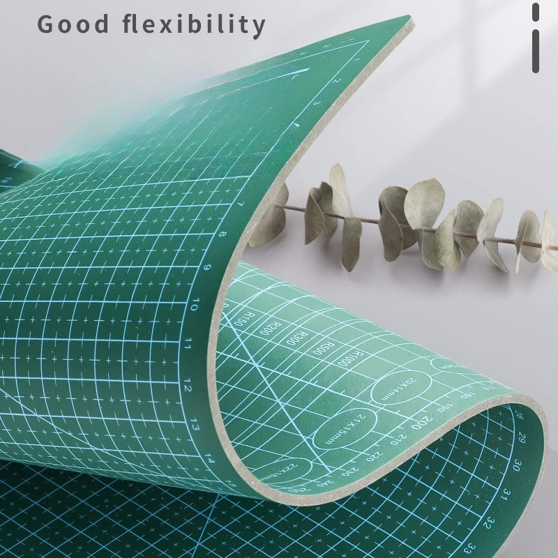 A3 Large Self-Healing Cutting Mat Double-Sided Fabric Quilting Silhouette Crafts - Durable Green Sewing Pad JVLAB