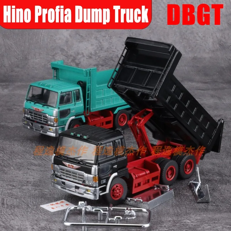 DBGT 1:64 Hino Profia camión volquete vehículo de construcción japonés aleación modelo fundido a presión edición limitada para camiones coleccionistas coche de juguete