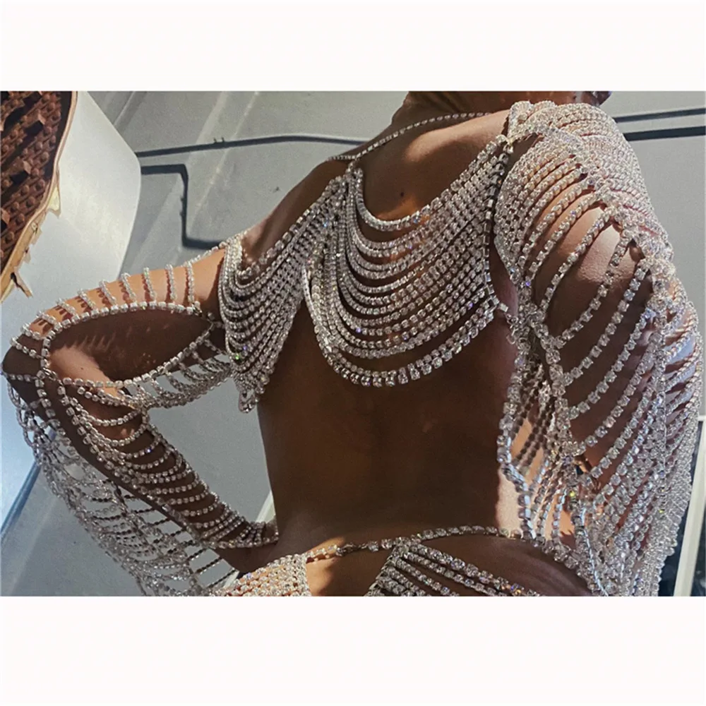 Body jewelry Sexy Crystal bikini Bra chain Skirt chain Makeup Dance портупея портупея женская body jewelry bijoux de corps waist