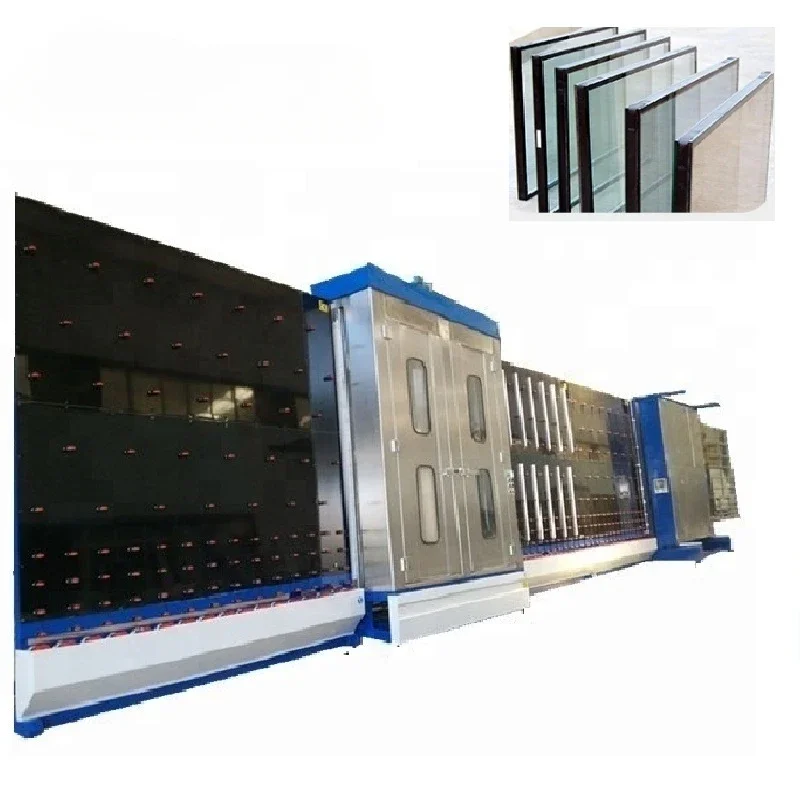 Automatic Vertical Super Spacer Insulated Glass Line  Insulating Glass Processing Machine Double Glazing Glass Machine