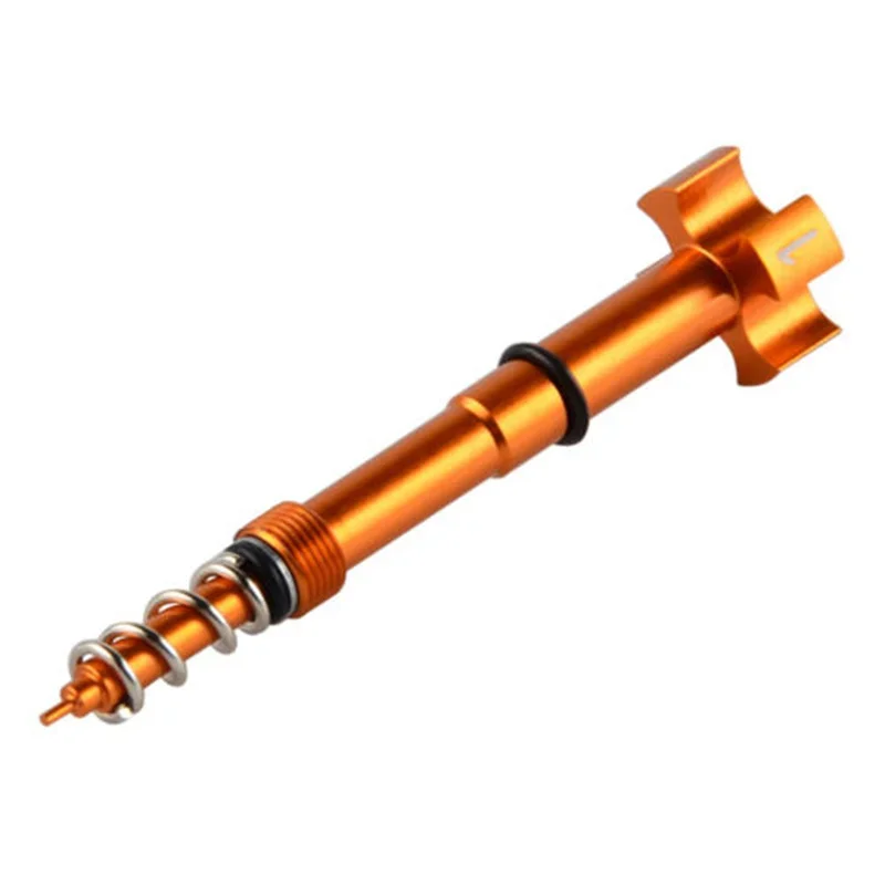 Motorcycle Easy Adjustable Air Carburetor Fuel Mixture Screw For Kawasaki KX250F 2004 2005 2006-2010 Orange Aluminum Accessories