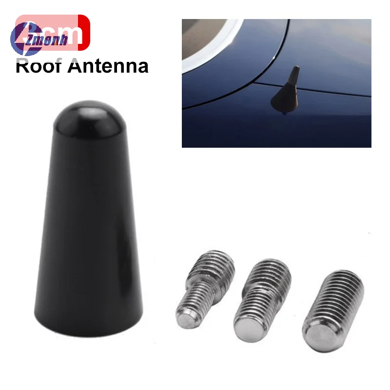 New！3cm Roof Mount Antenna Universal Short Pole Antennas Adapter Radio Foot M4 M5 M6 Thread Adapter Vehicle Accessories 자동차 용품