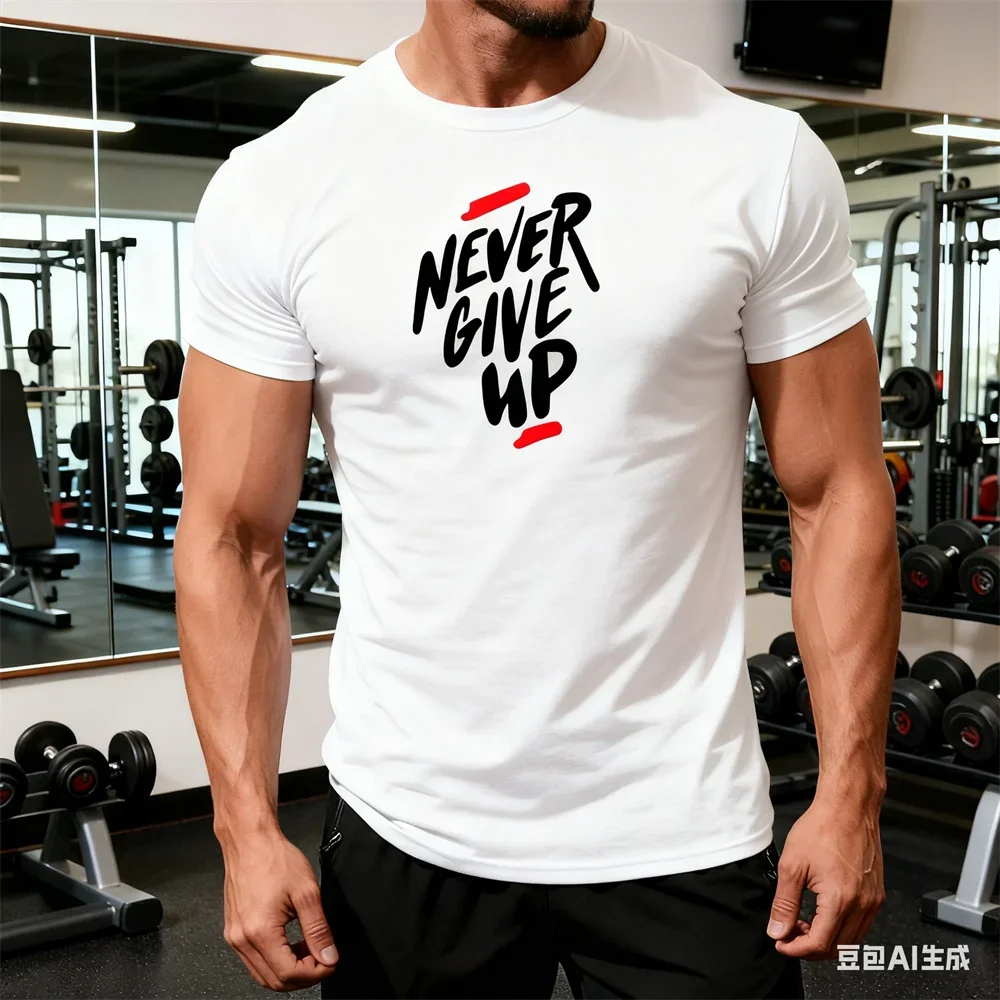 Herren-T-Shirt, bequem, Rundhalsausschnitt, lässig, Baumwolle, kurze Ärmel, weich, atmungsaktiv, Herrenbekleidung, T-Shirt, Sommer, Frühling, Streetwear-Tops