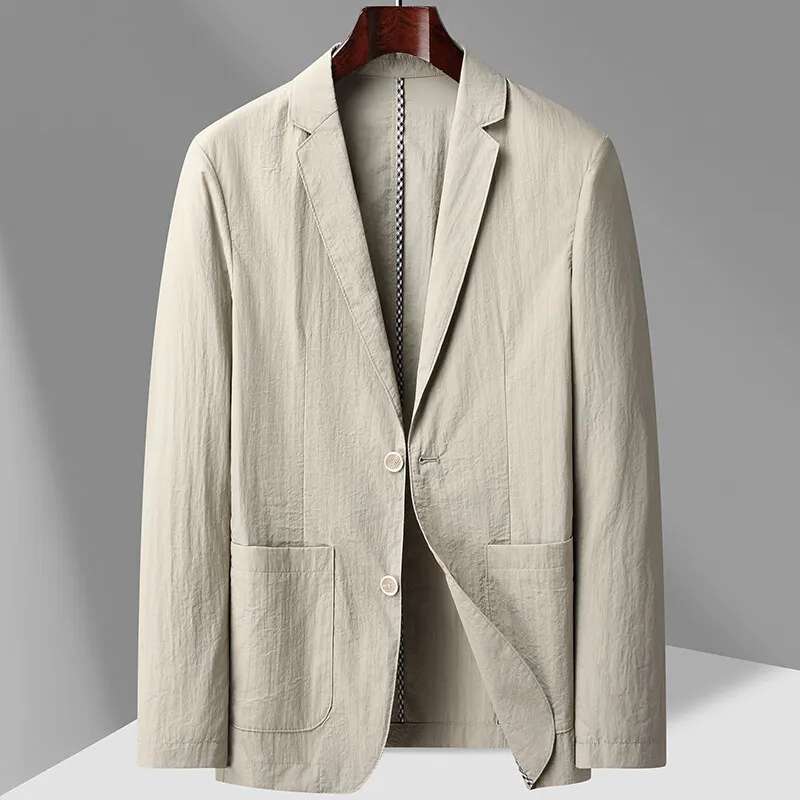 2025 Spring/Summer New Men's Business Casual Suit Top Coat Thin Design High end Comfortable Fabric Light Luxury Versatile Suit