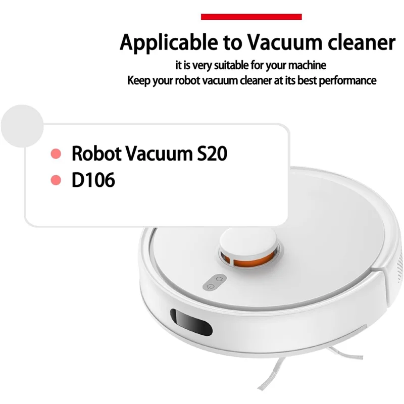 

T99C-для робота-пылесоса Xiaomi S20/D106, детали, основная боковая щетка, HEPA-фильтр, швабра, тканевый комплект запасных частей, аксессуары