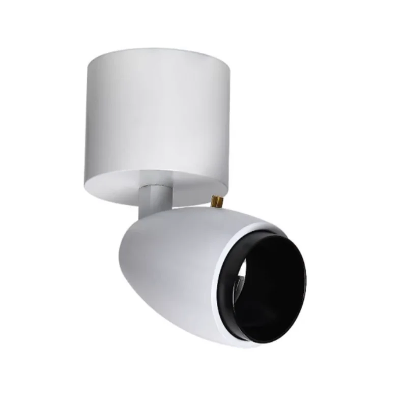 Embedded adjustable-focus stretching spotlight for concealed installation in hotels, restaurants and museums