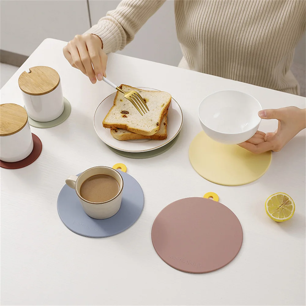 Silicone Pad Soft Mist Powder Anti-scalding On Both Sides Adsorption Anti-slip Waterproof And Easy To Wash Flexible Silicone