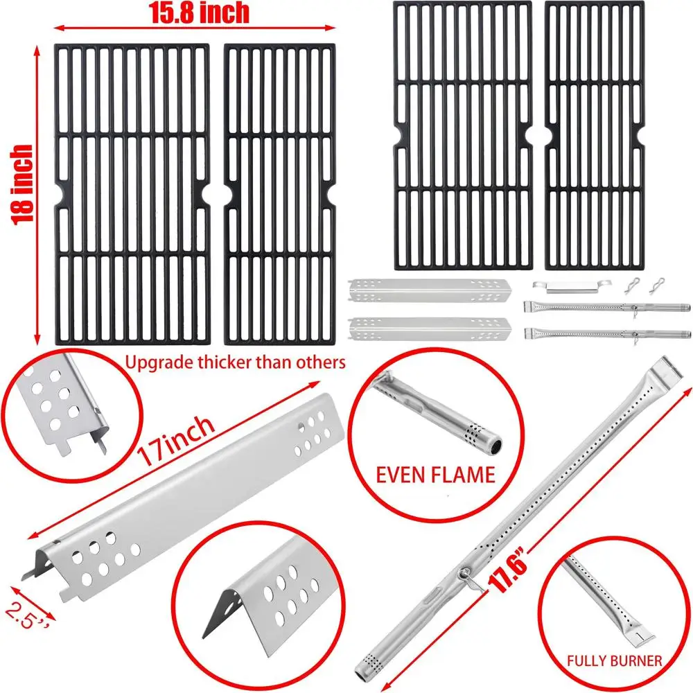 

Запасные части для газового гриля для тепловой палатки и горелки — аксессуары для гриля Charbroil