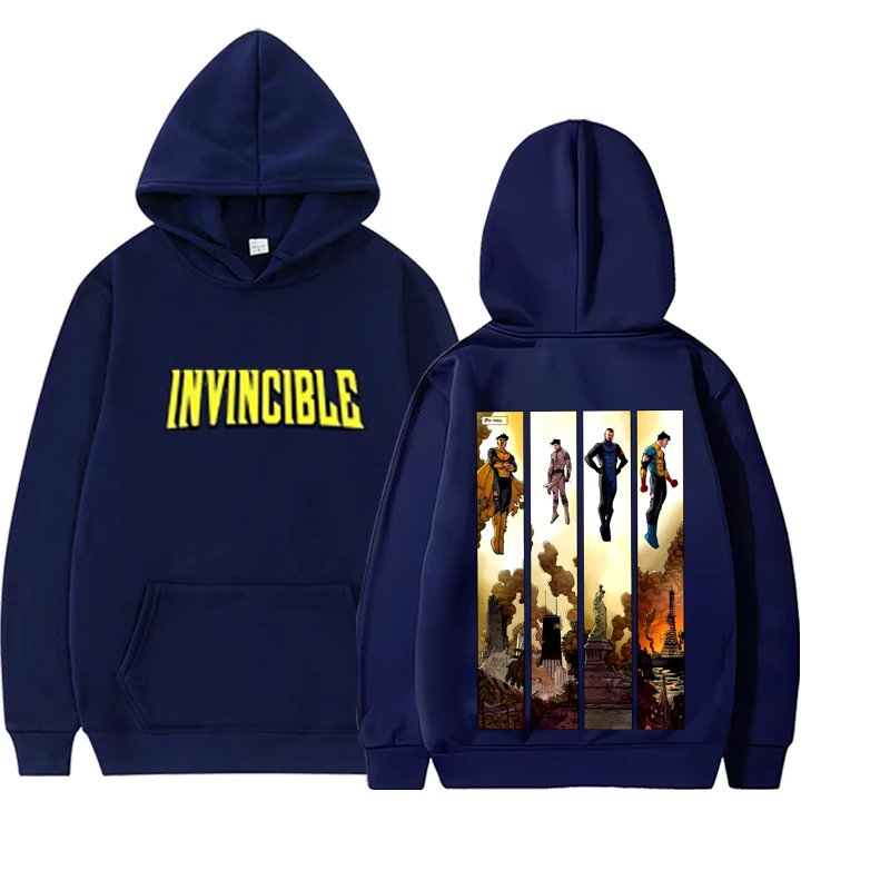 البديلات التي لا تقهر الراحة اللون الذي لا يقهر مقابل الفتح هوديي الرجال النساء خمر طويلة الأكمام الشارع الشهير فضفاض المتضخم للجنسين #4