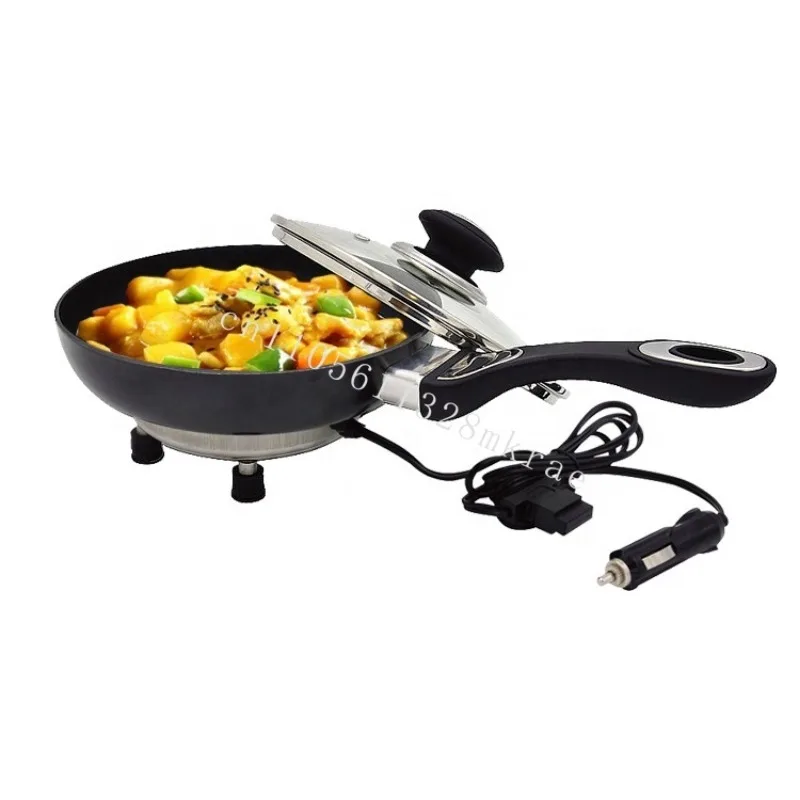 

New DC 12v car wok with non-stick coating direct sales