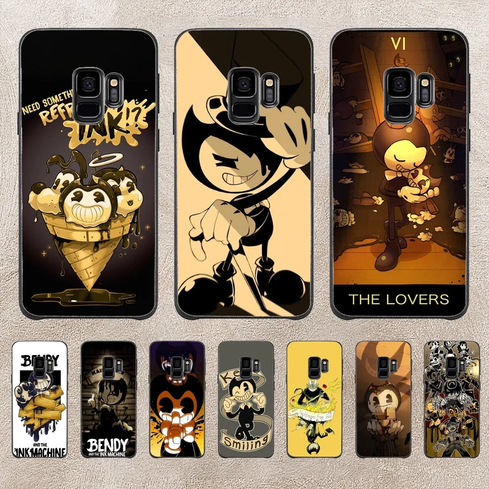 Чехол для телефона Game B-Bendy And T-The I-Ink M-Machine для Samsung Galaxy A52 A51 S21 Edge S22ULTRA S23 S20LITE Plus, Ультрачерный чехол