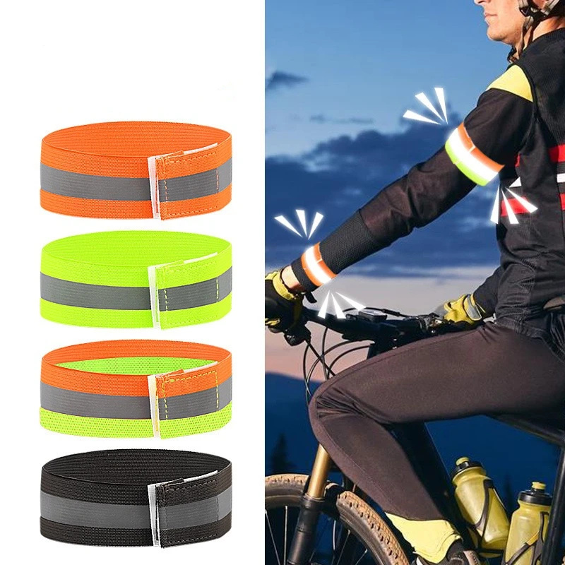 Reflective Bands For Wrist Arm Ankle Leg High Visibility Reflect Straps For Night Walking Cycling Running Safety Reflector Tape